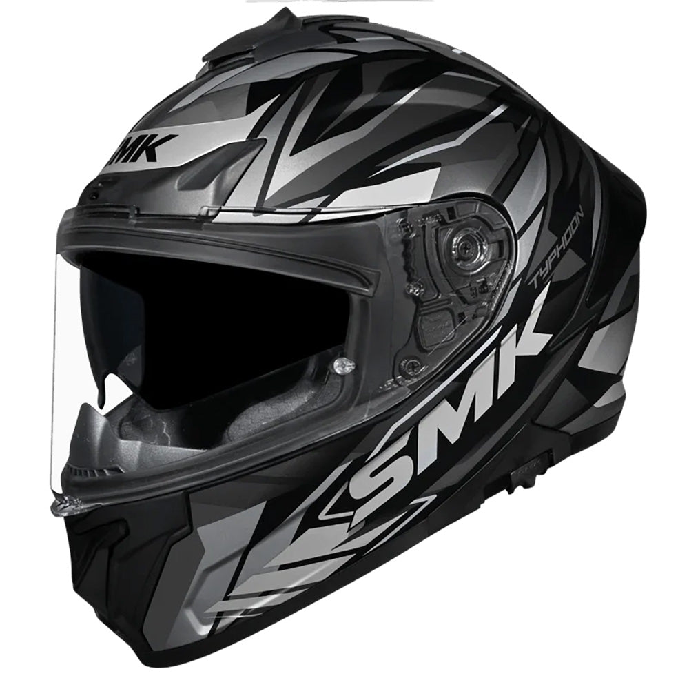 SMK TYPHOON RIVAL - Matte Black Grey - MA26