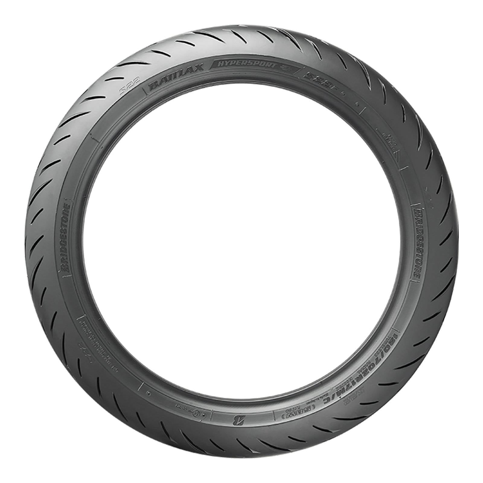 Bridgestone S22 110/70-17 Front Hypersport Tubeless Tyre (54H)