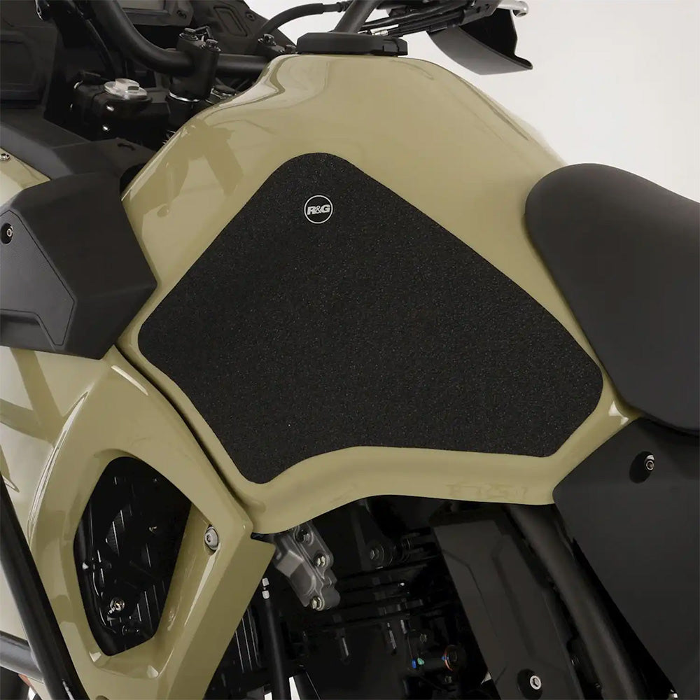 R&G Tank Traction Grips for Kawasaki KLR 650 22- Black