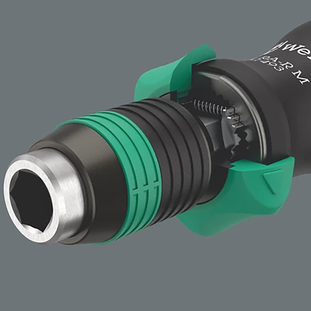 Wera Tools 838 RA-R M Bitholding Screwdriver with Ratchet Functionality, 1/4"
