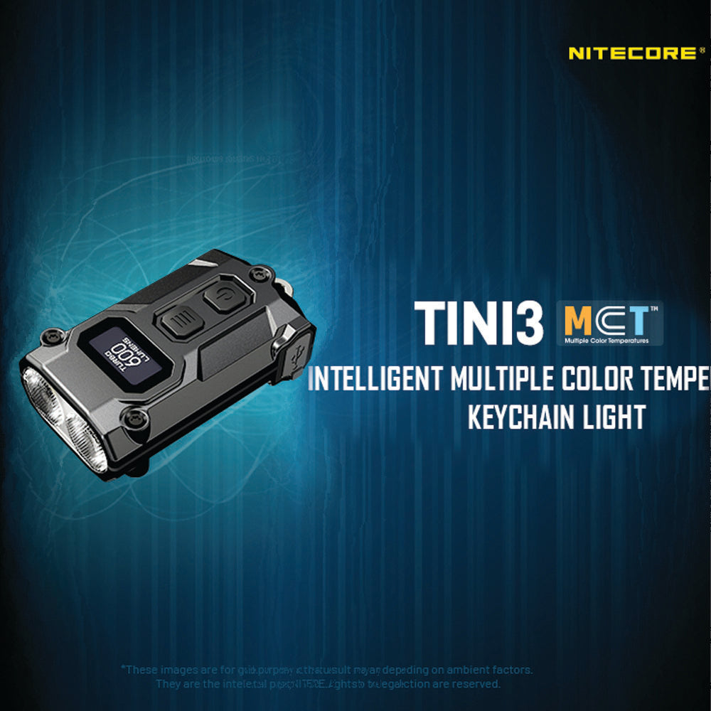 NITECORE 600 LUMEN USB-C RECHARGEABLE KEYCHAIN TORCH BLACK