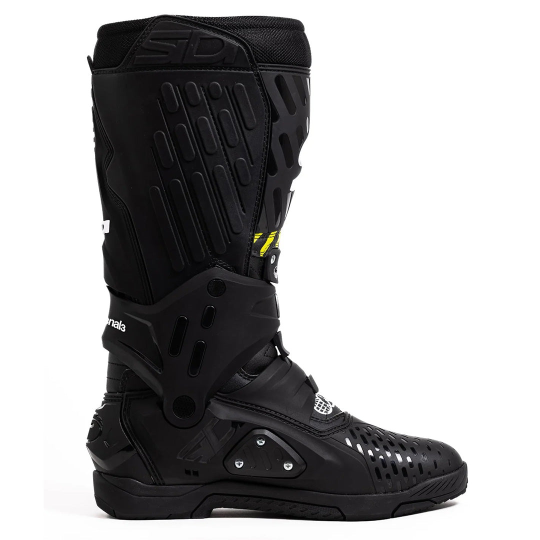 Sidi Crossair TA (The Arsenale collab) MX Boot - Black Yellow