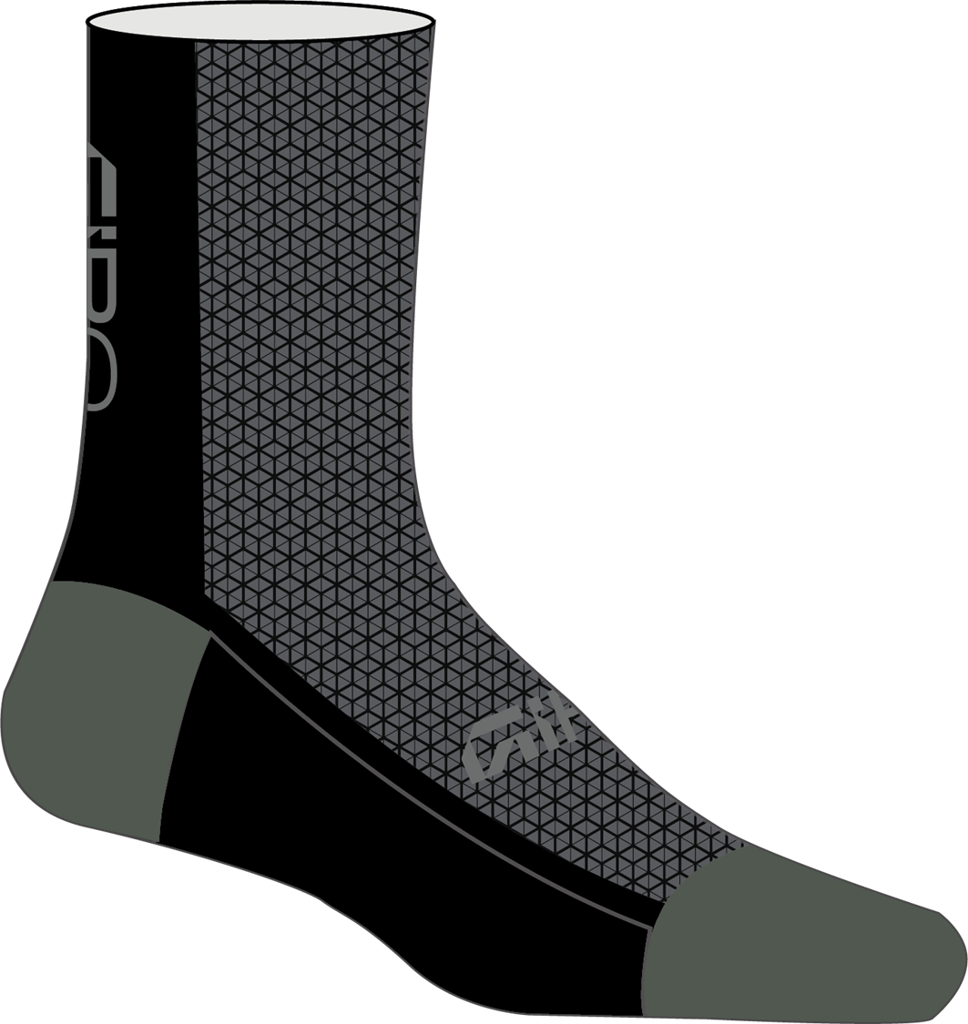 Giro HRC + Merino Wool Sock - Black