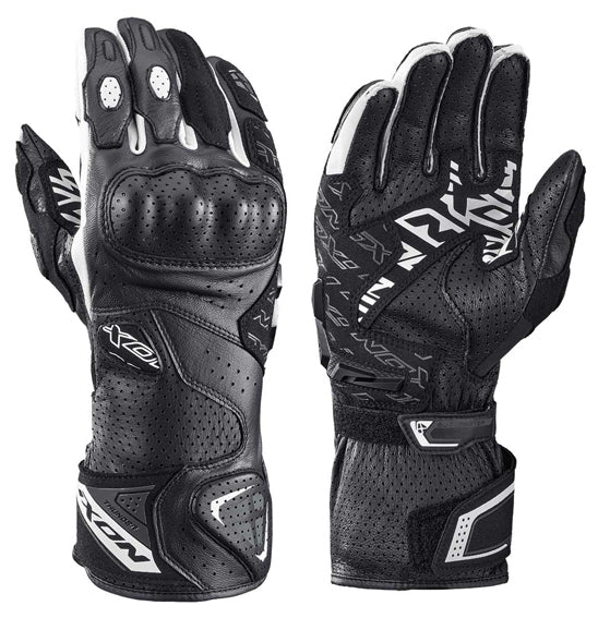Ixon THUNDER AIR Glove Black/White - Sport Leather
