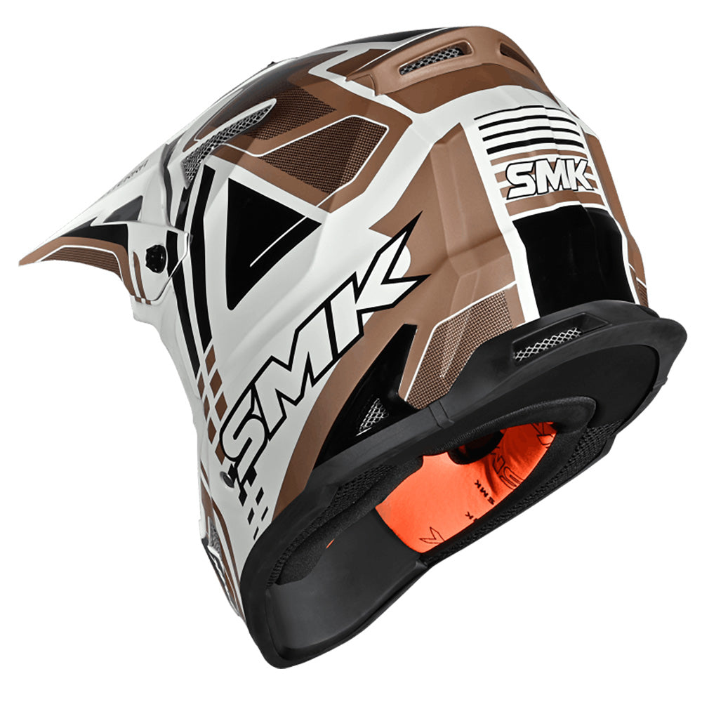 SMK ALLTERRA - X-SPRINT - Matte White/Bronze/Black - GL172