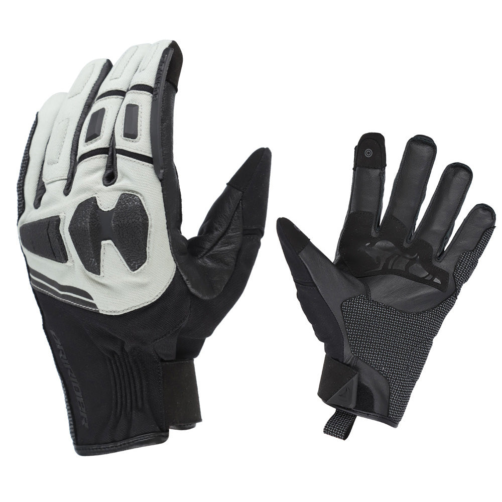Dririder Vortex ADV Short Cuff Gloves - Grey Black