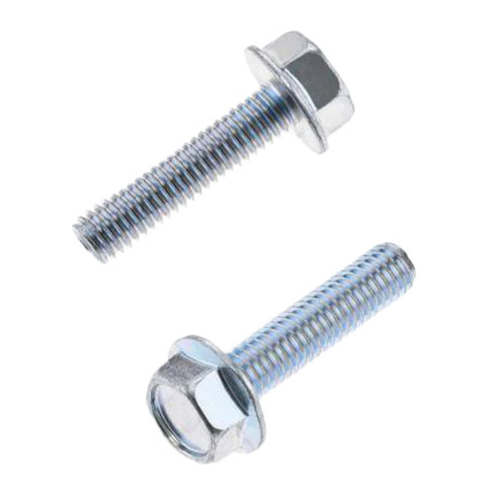 Bolt 6x25mm Hex (10mm Head) Flange Bolt (Packet of 10)