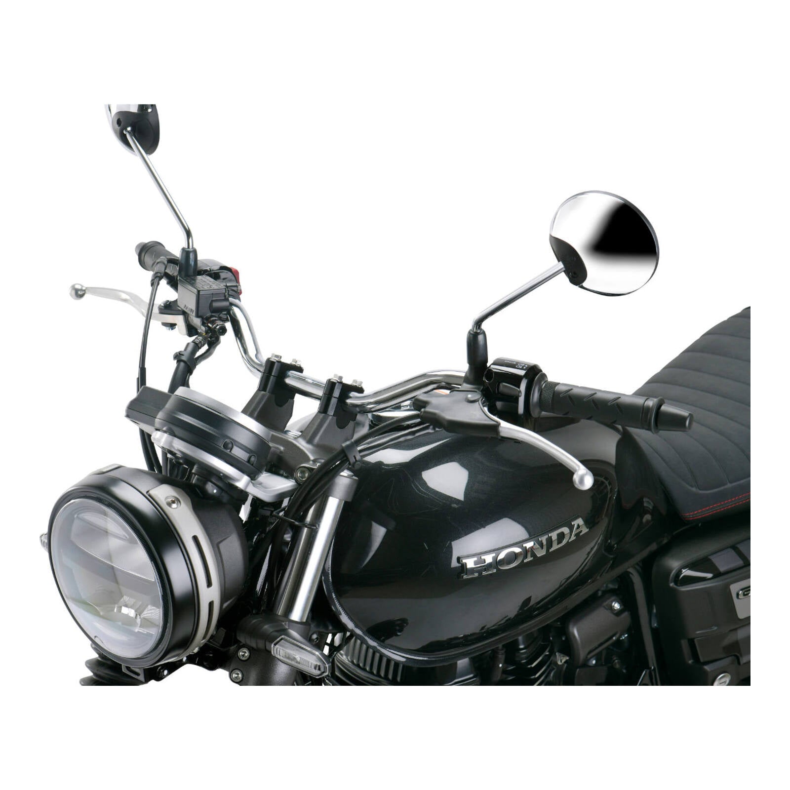 Zeta Bar Rise Kit - Height 19mm, 22.2mm Bar - Black