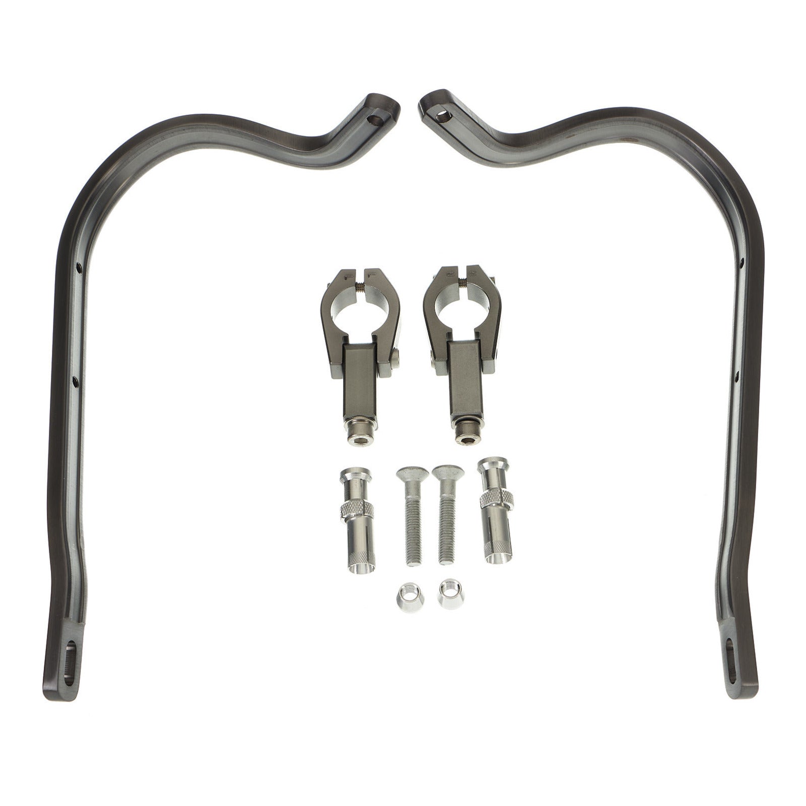 Zeta Armor Bended Hand Guard for 28.6mm Bar - Titanium Colour