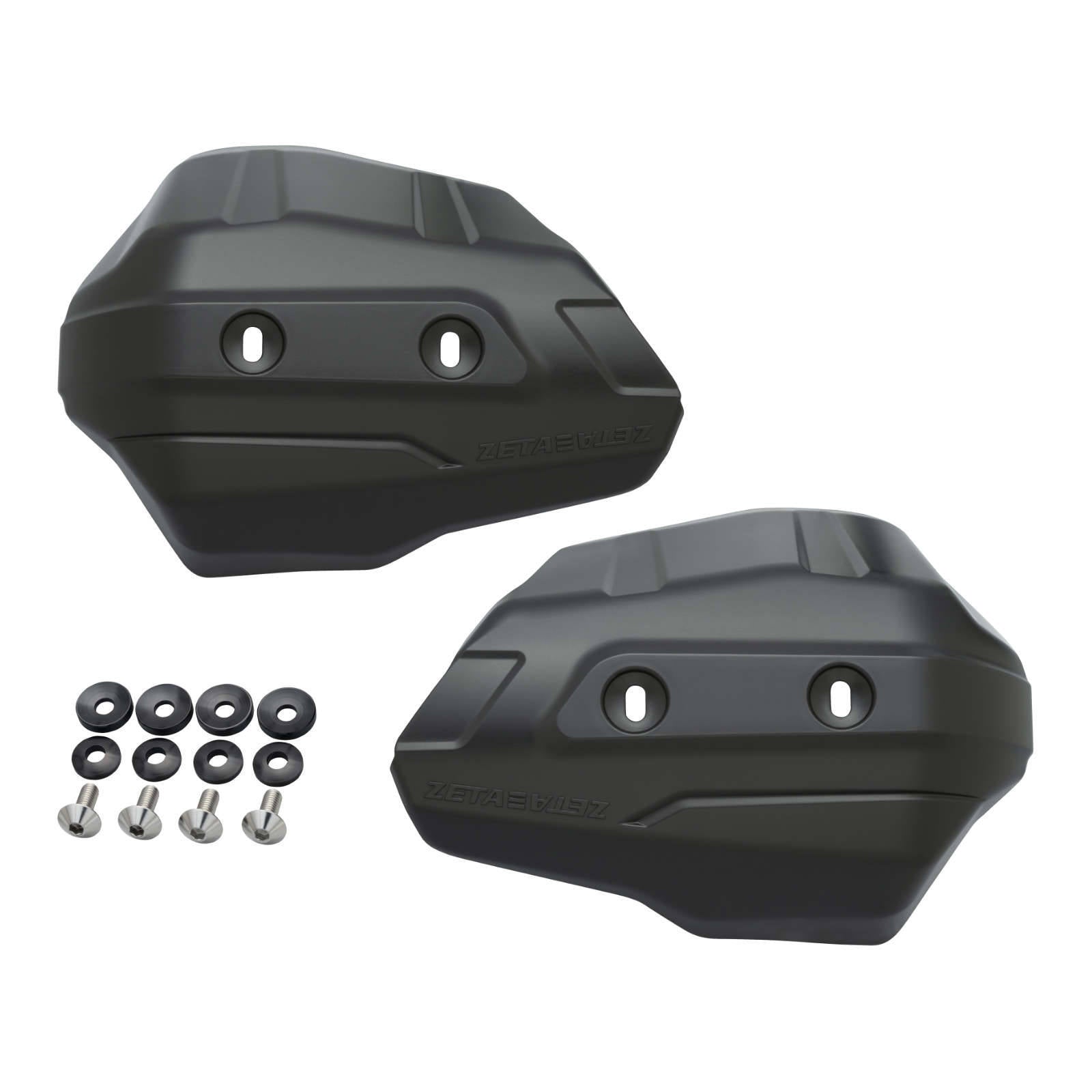 Zeta Adventure Armor Scudo Protectors - Black