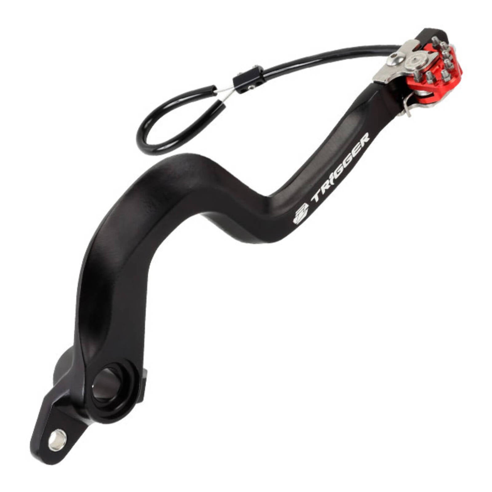 Zeta Trigger Brake Pedal Suzuki DRZ400/SM Red