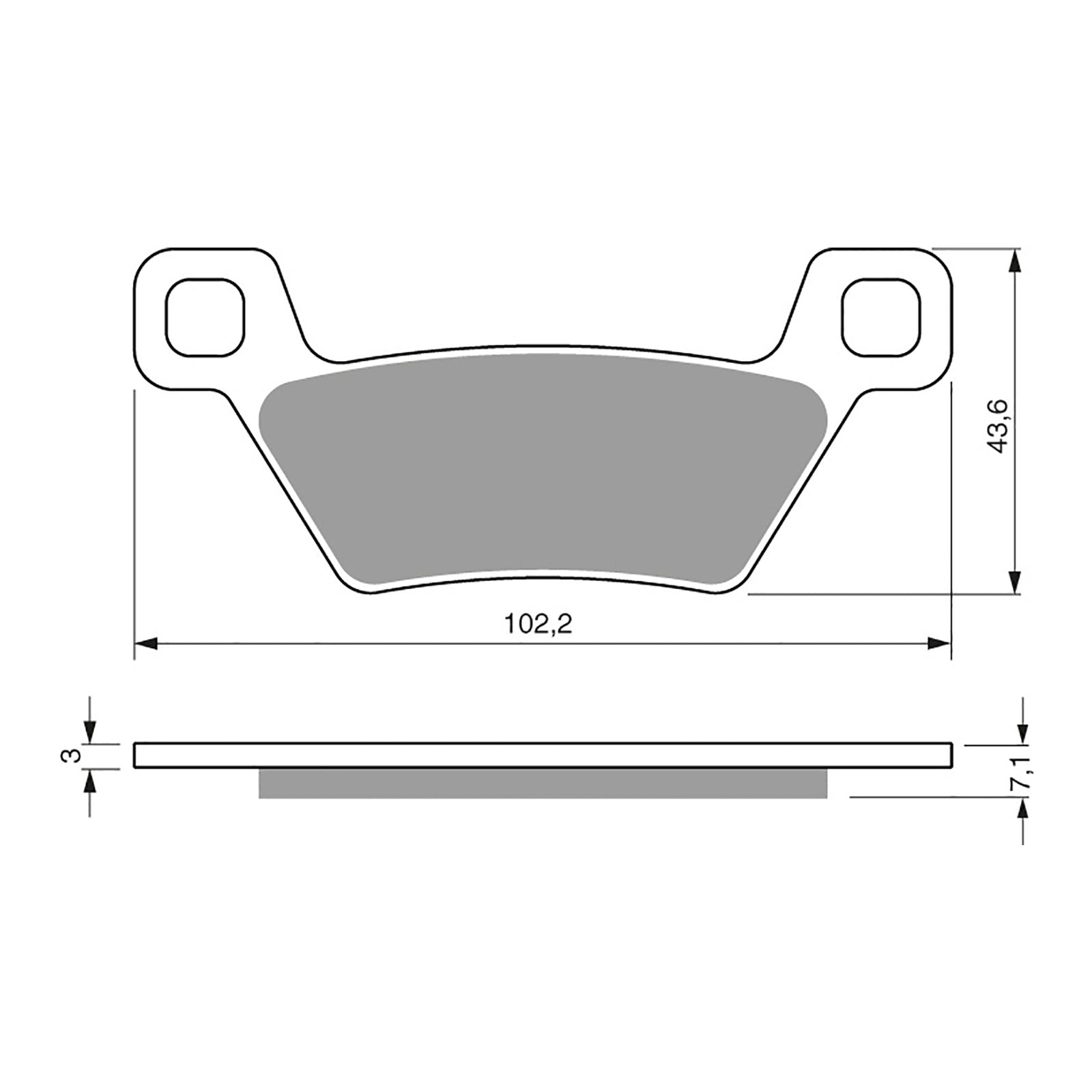 GOLDfren Brake Pads - K5 Off-Road Racing
