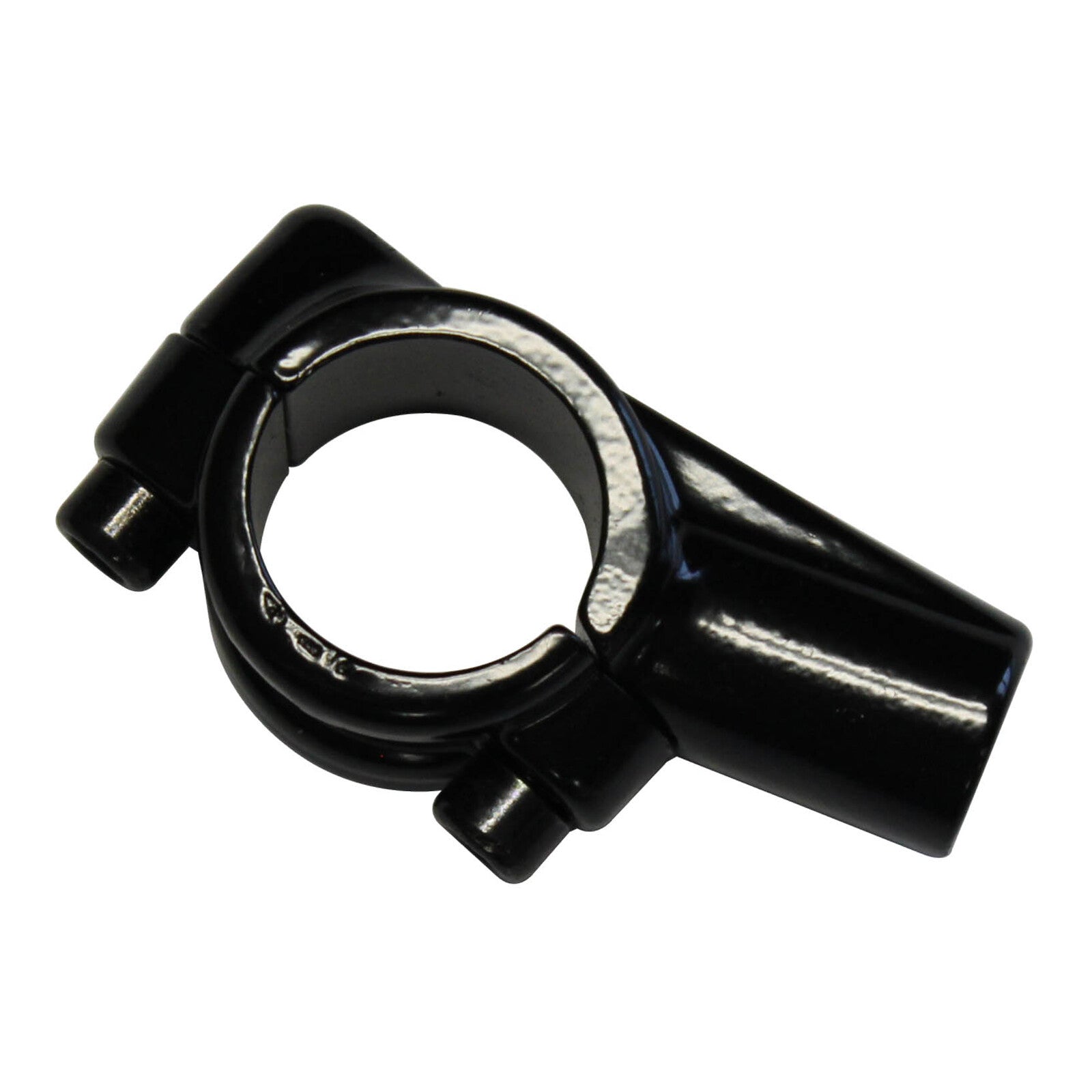 Whites Left Bracket 2-piece (Mirror Mount Only) - Black, for 10mm mirrors