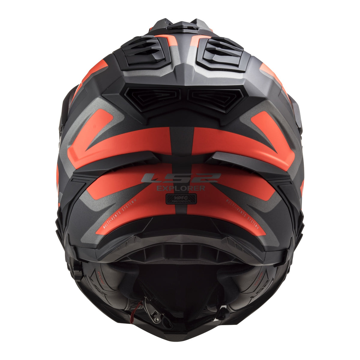 LS2 MX701 Explorer Alter Helmet - Matte Black / Orange