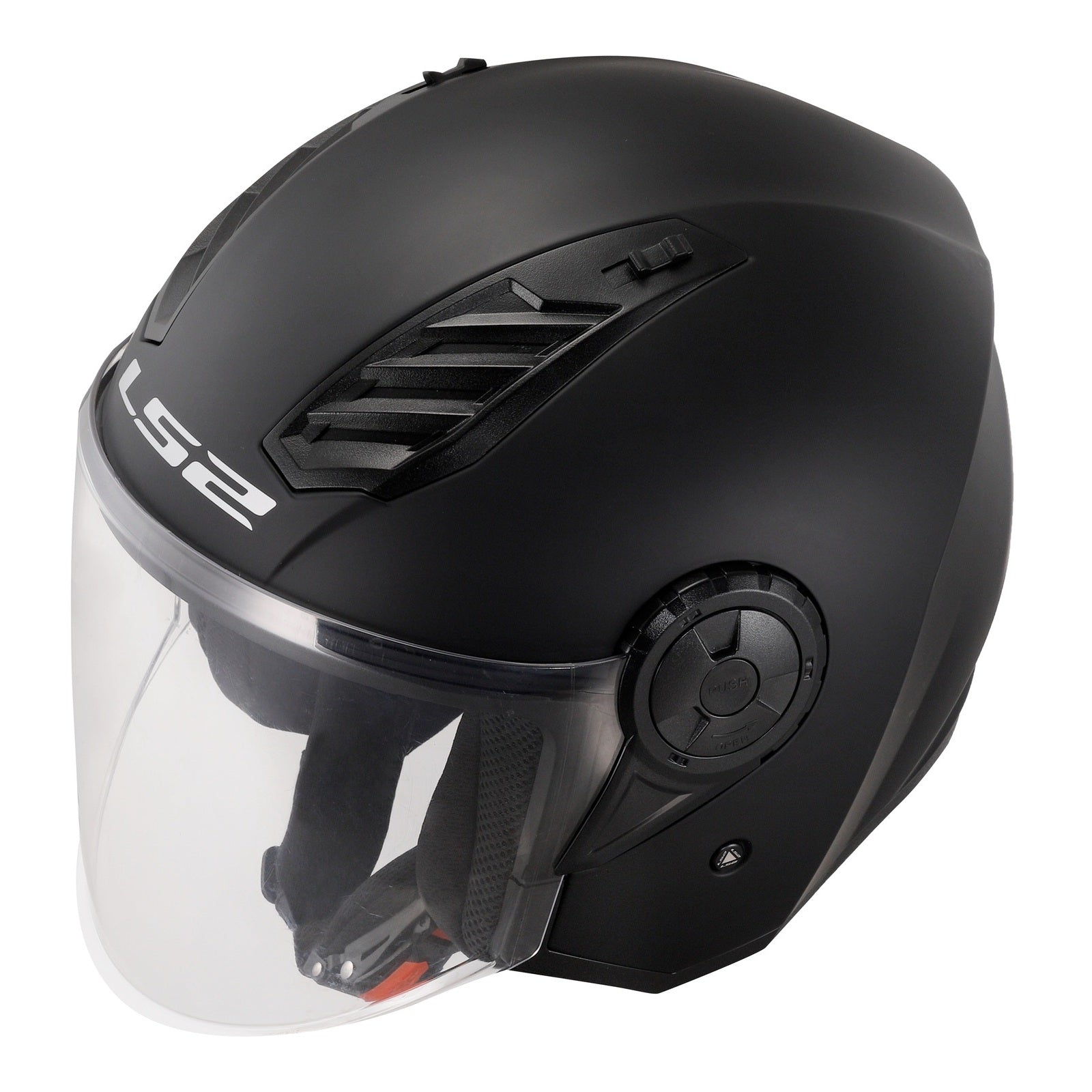 LS2 OF616 Airflow II Helmets - Matte Black 06