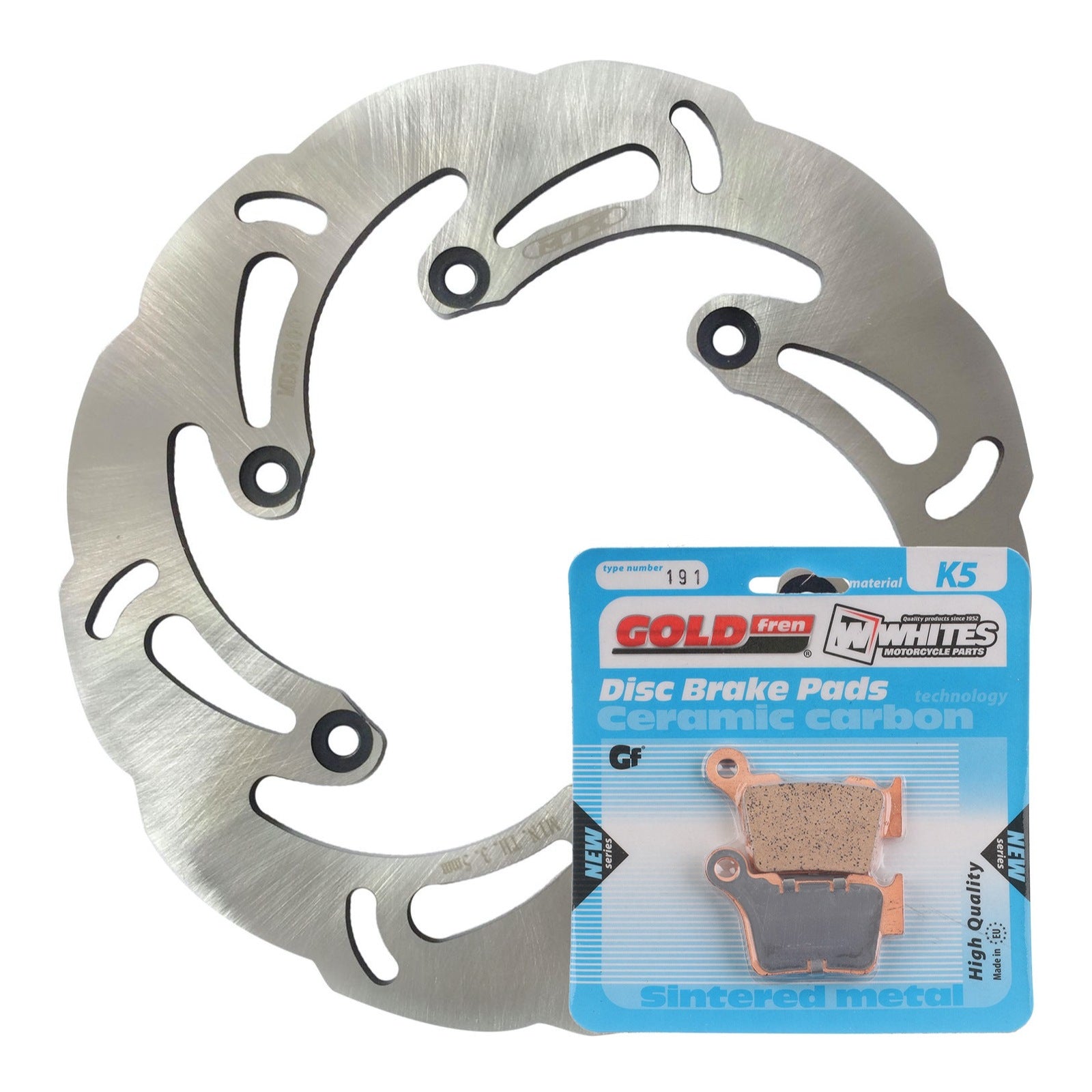 Brake Disc & Pad Rear Kit - KTM 450 SX-F '07-'24 - Wave