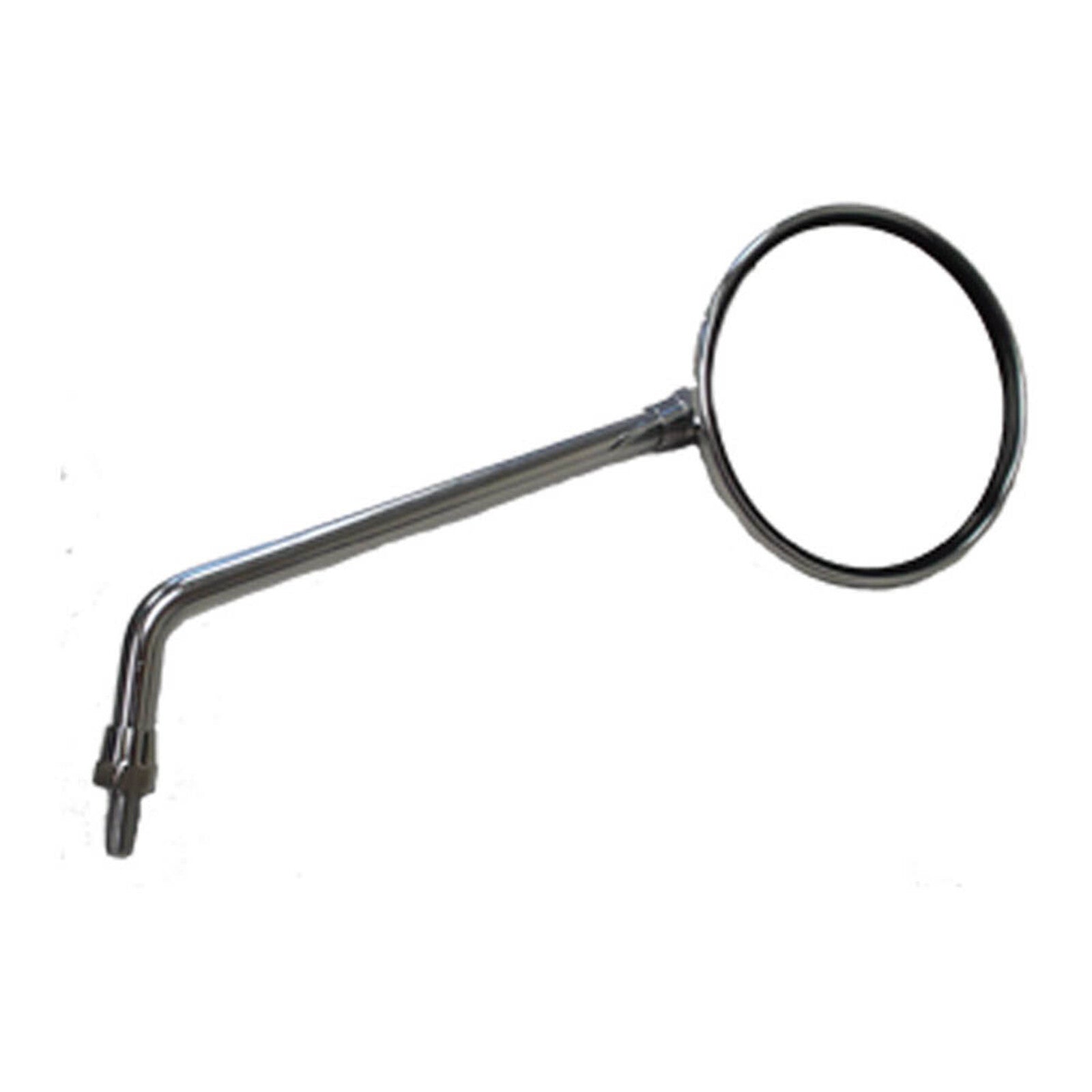 Whites Mirror - 10mm Universal LH Chrome Mirror - Right-Hand Thread