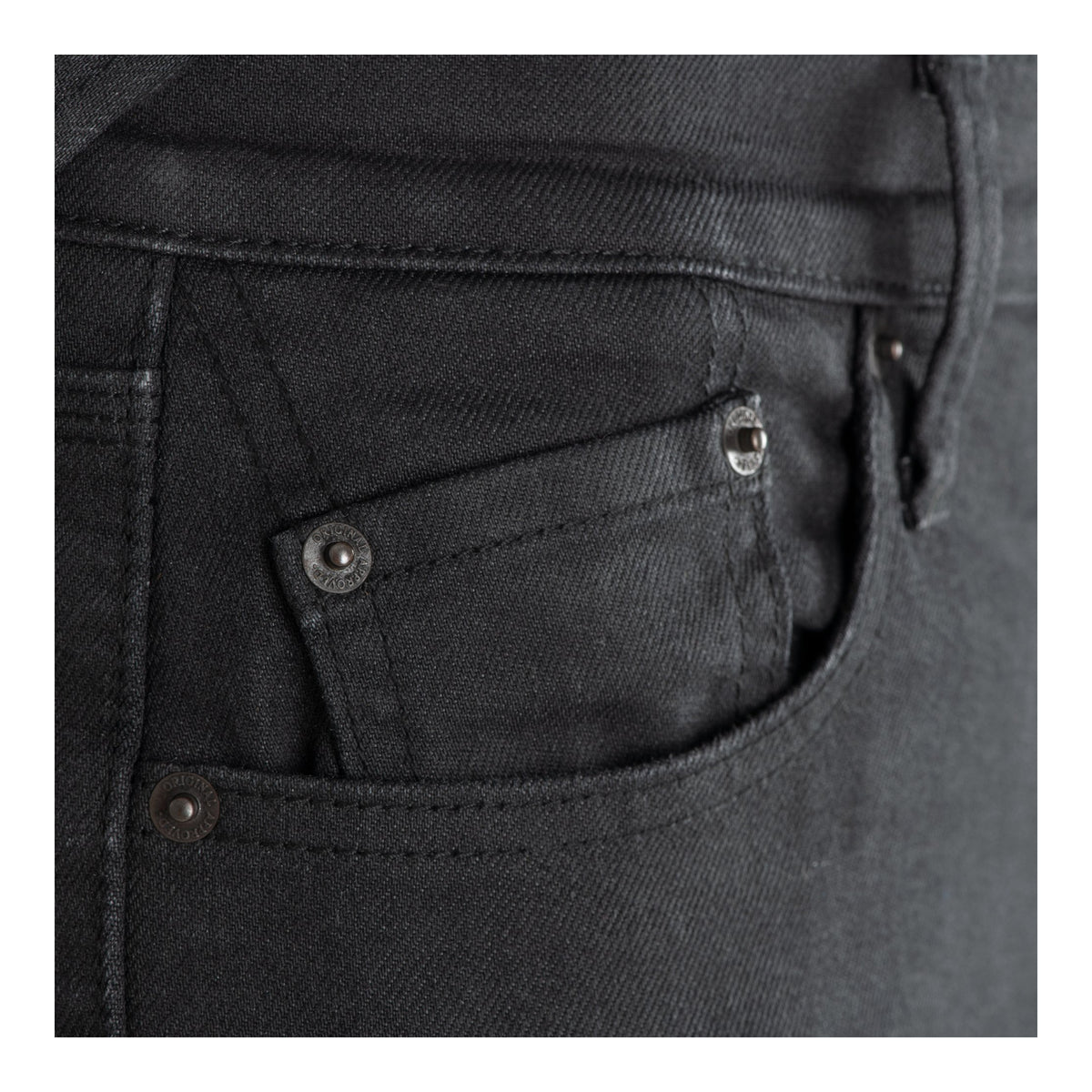 Oxford Original CE AA Armourlite Slim Jeans - Black (Extra Long - 36)