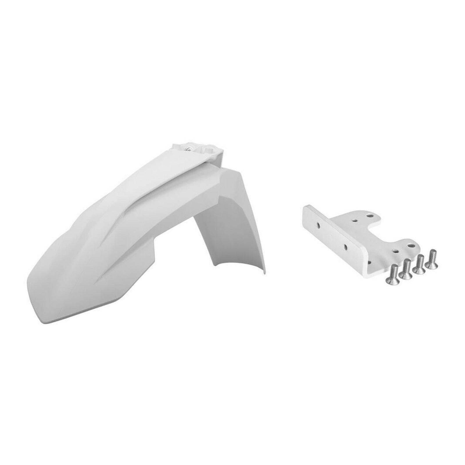 Polisport Front Fender Adaptor Kit KTM - White