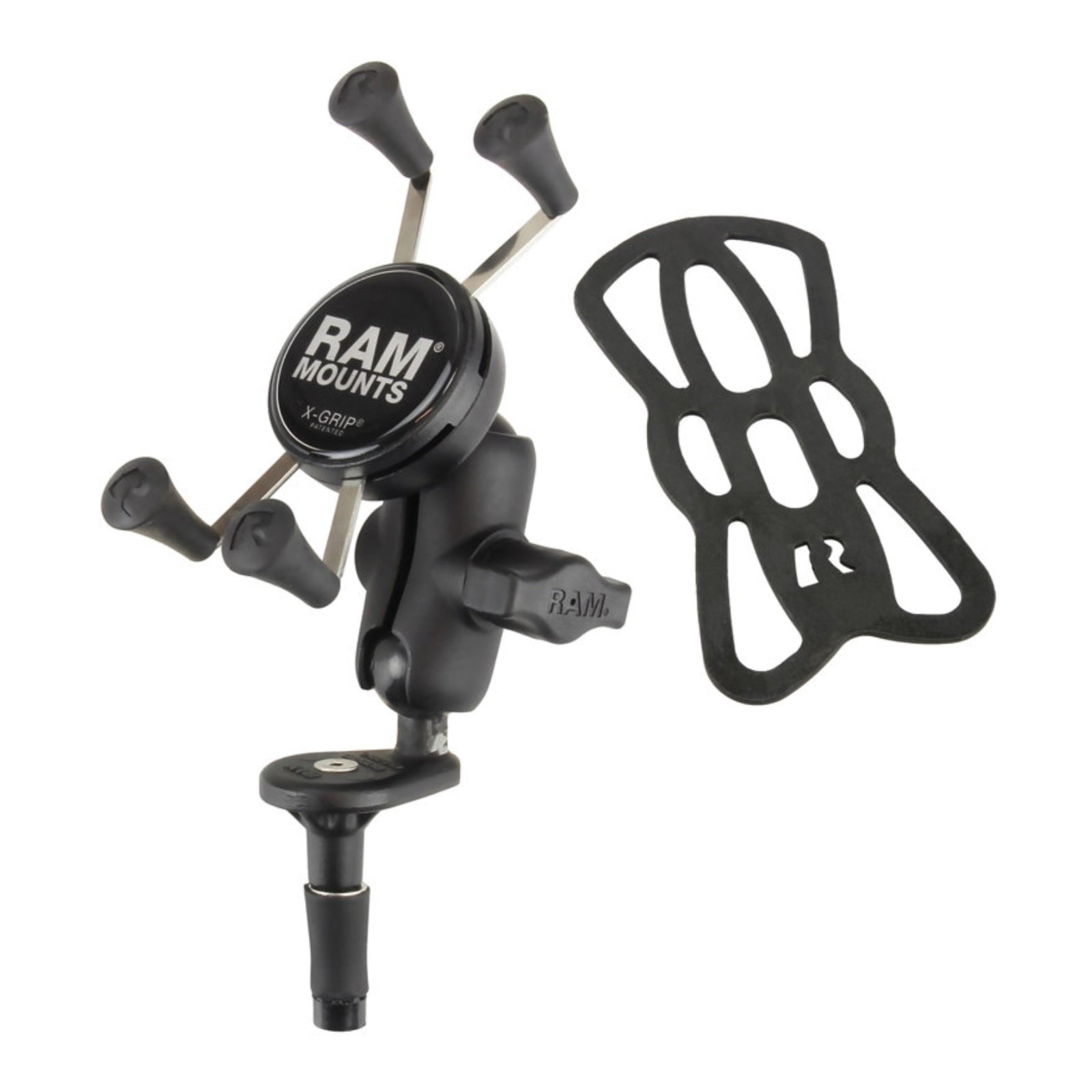 RAM X-Grip Phone Holder with Motorcycle Fork Stem Base