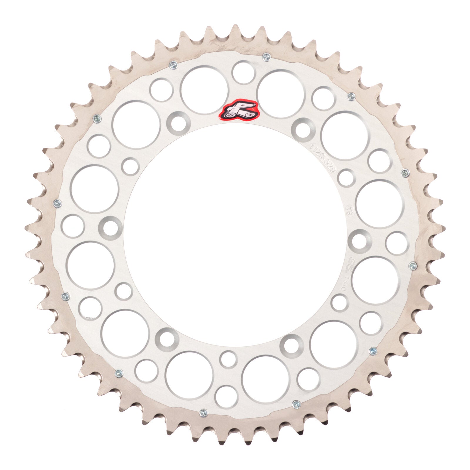 Renthal Sprocket Twinring Silver 48T Bi-Metal Grooved