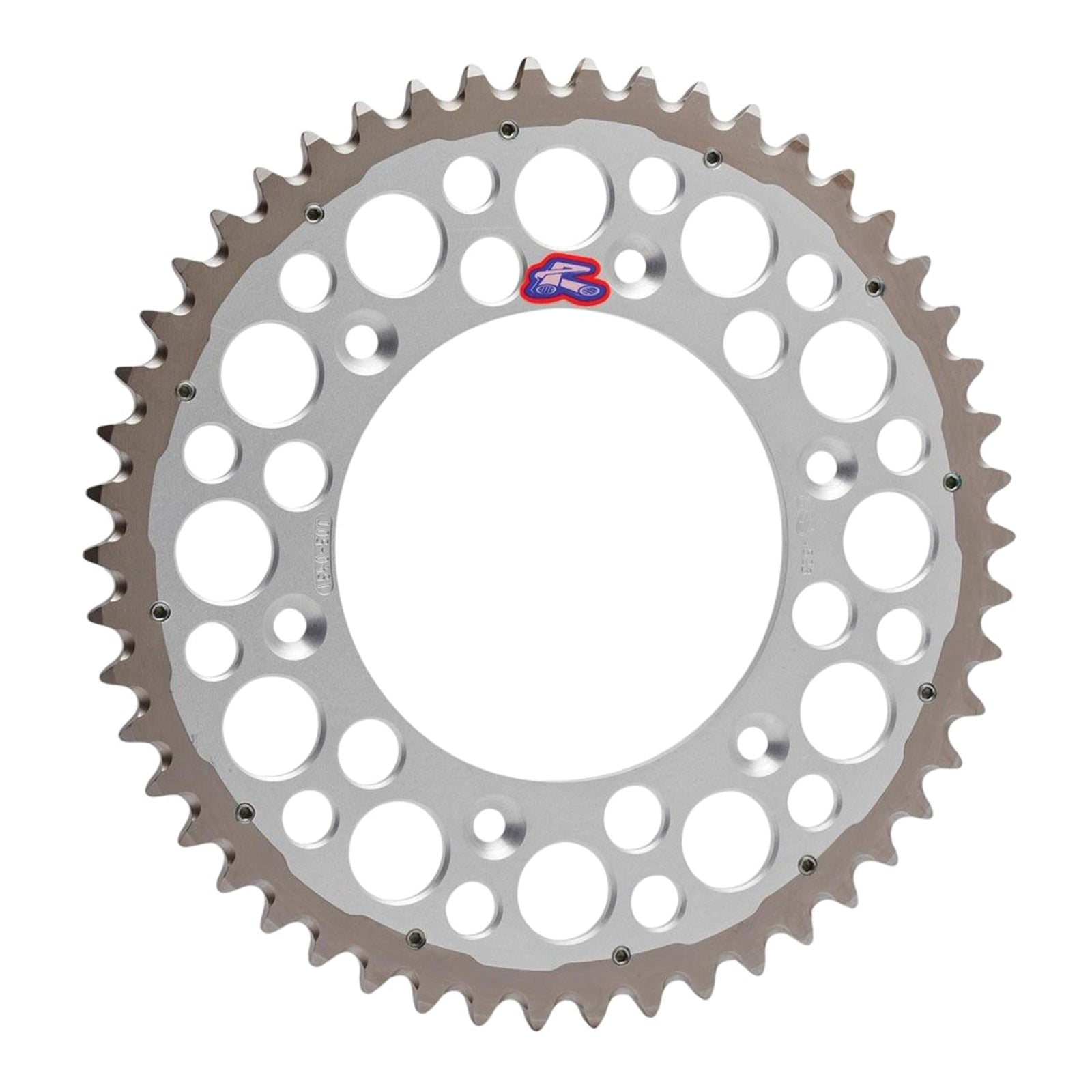 Renthal Sprocket Twinring Silver 50T Bi-Metal Grooved Packaged