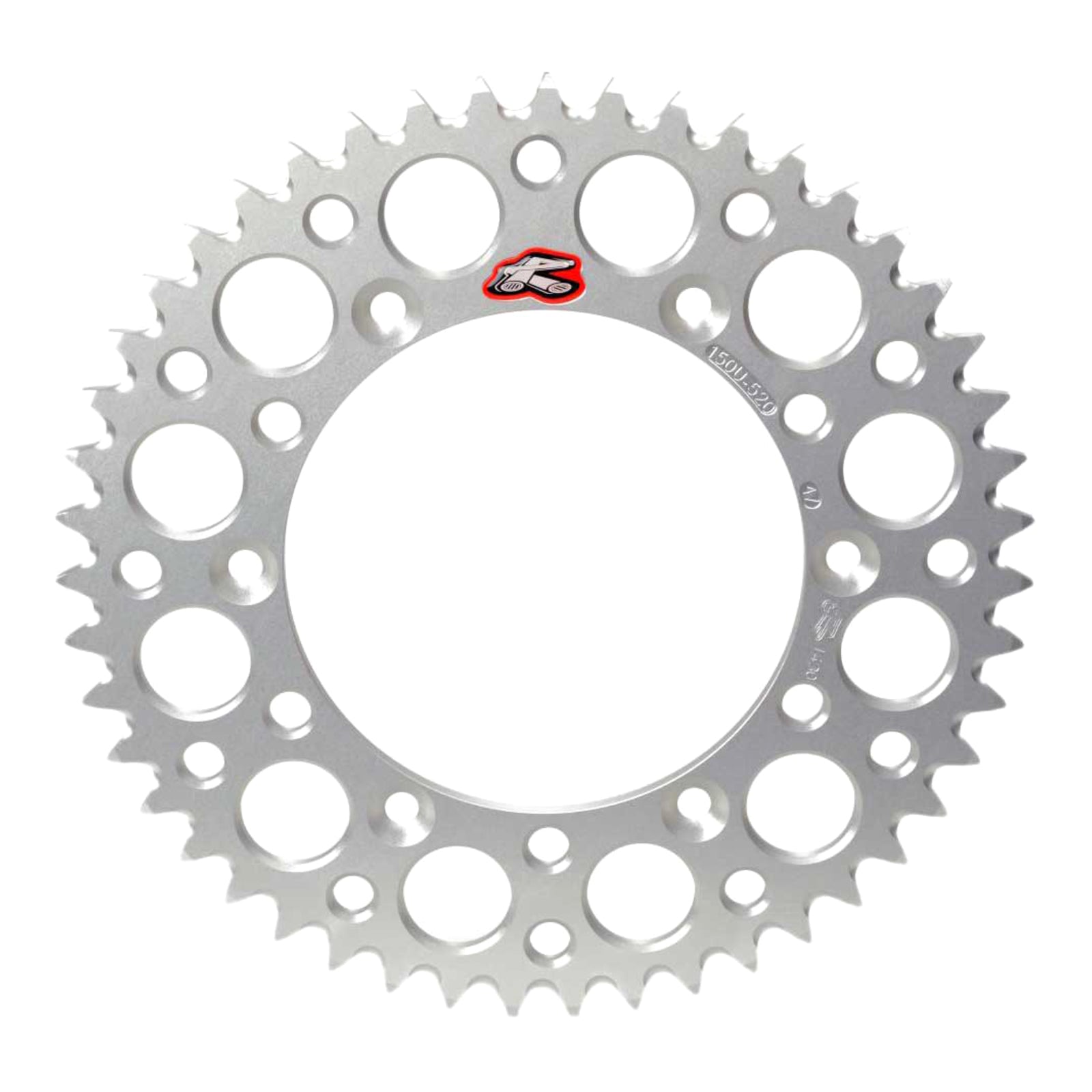 Renthal Sprocket Rear Silver 51T Alloy 7075 T6 Grooved Suzuki