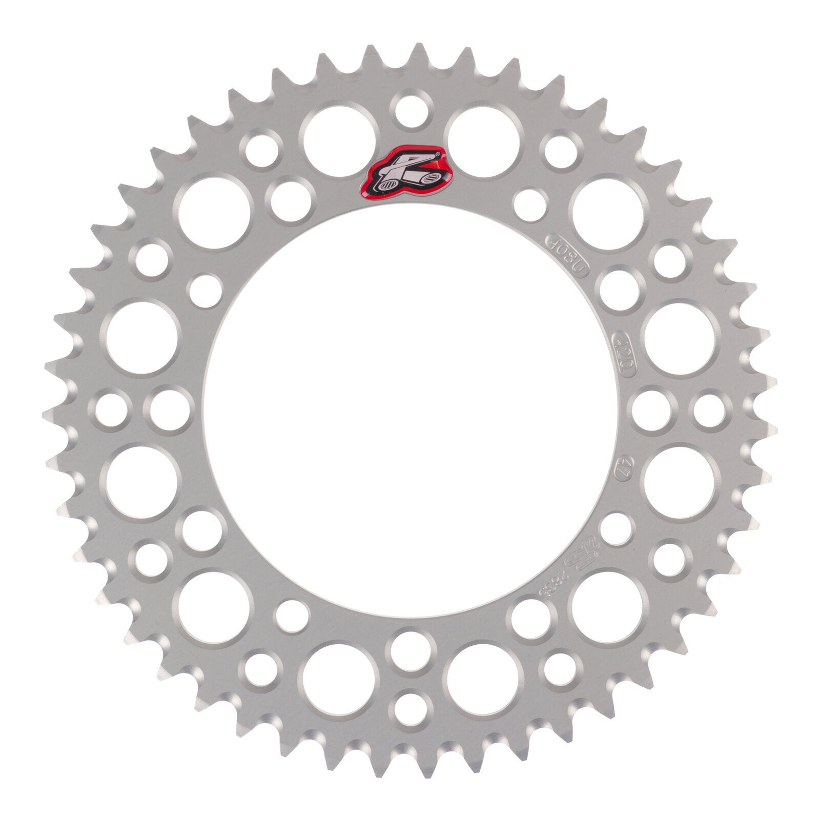 Renthal Sprocket Rear Silver 47T Alloy 7075 T6 Grooved