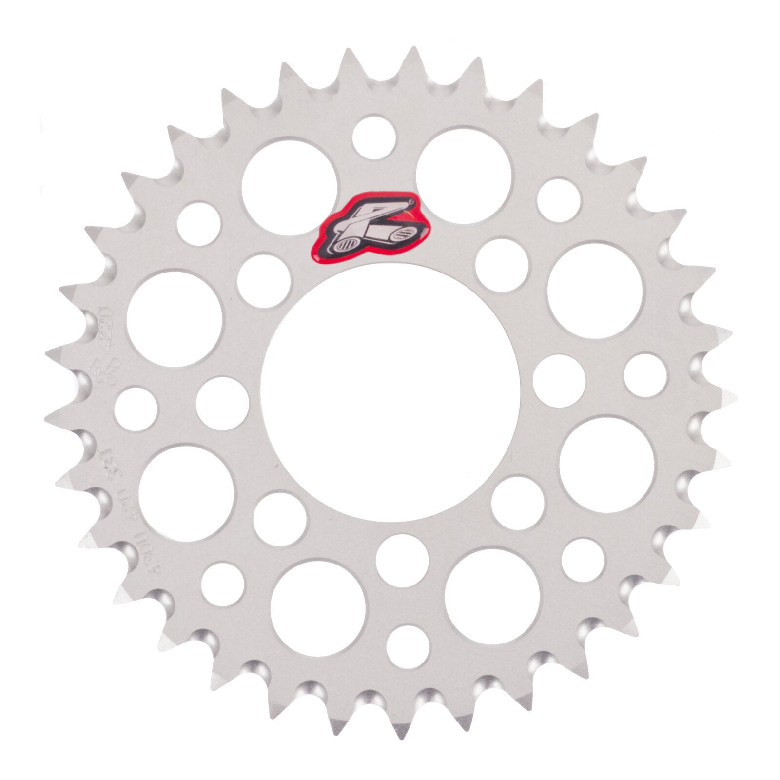 Renthal Sprocket Rear Silver 33T Alloy 7075 T6 Grooved