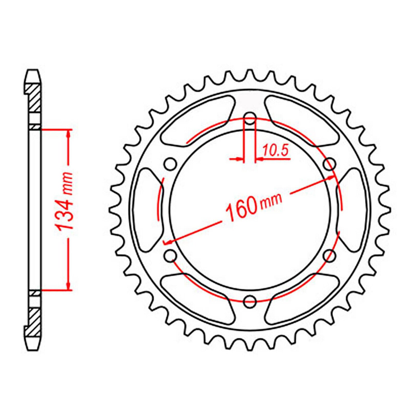Sprocket Kit Honda CBR600RR '03-'06 - 525XRE 16/42
