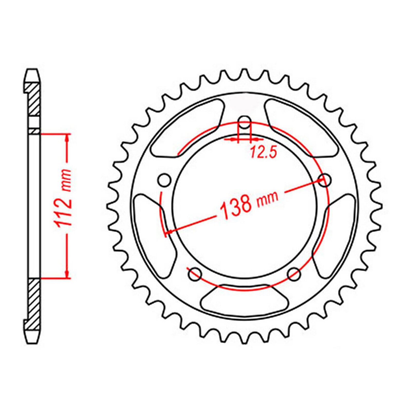 Sprocket Kit Honda CB600F Hornet -'06 - 525XRE 15/42