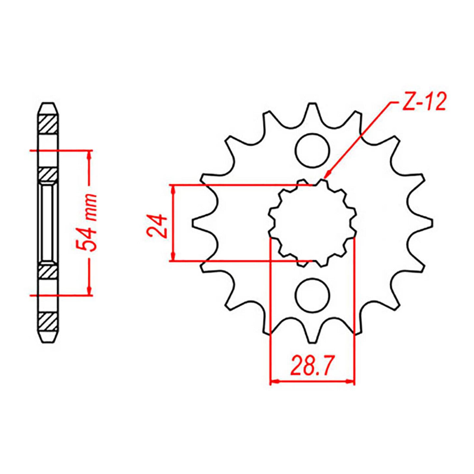 Sprocket Kit Kawasaki ZX14 '06-'11 - GB530ZXW 17/41