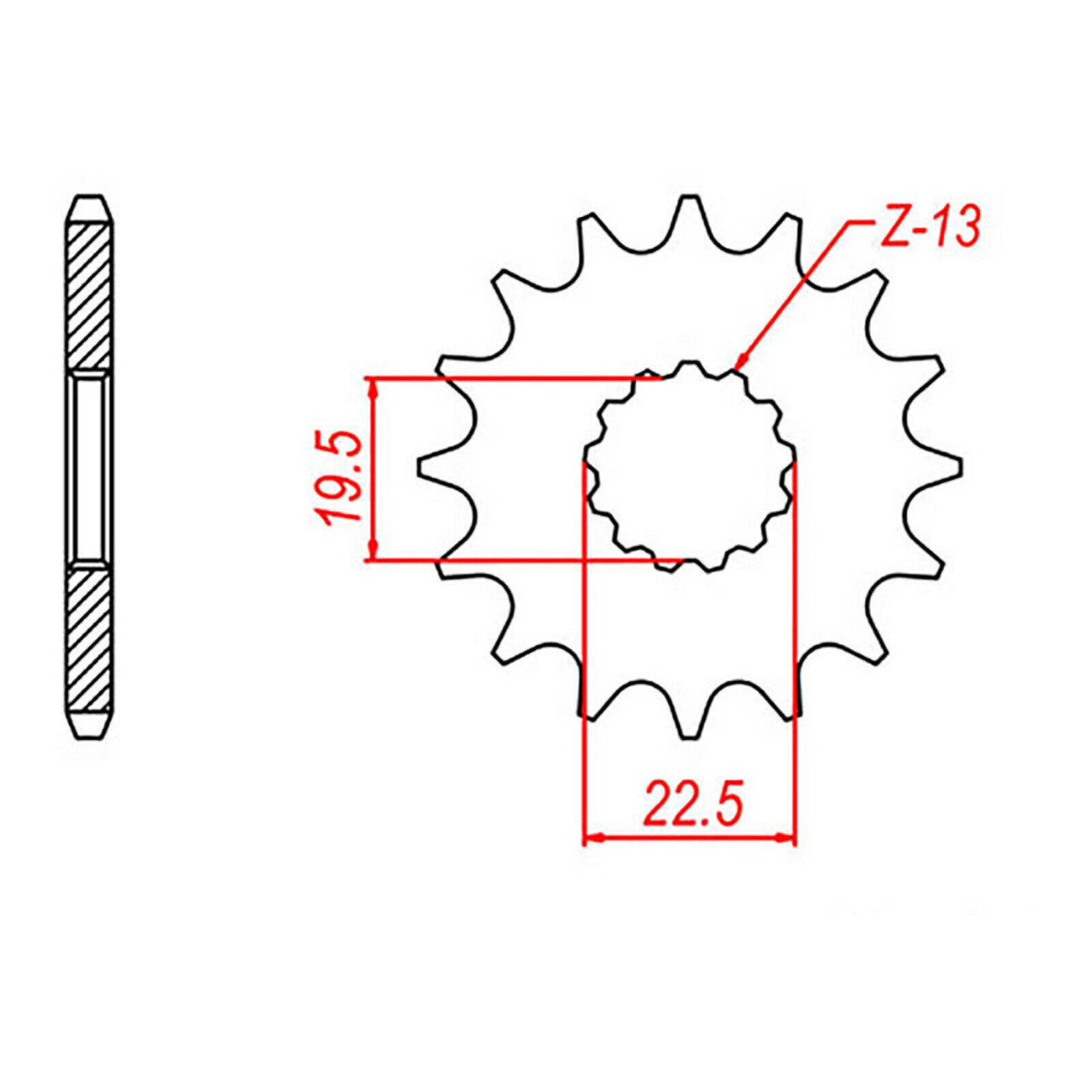 Sprocket Kit Suzuki GSF400 - 525XRE 14/46