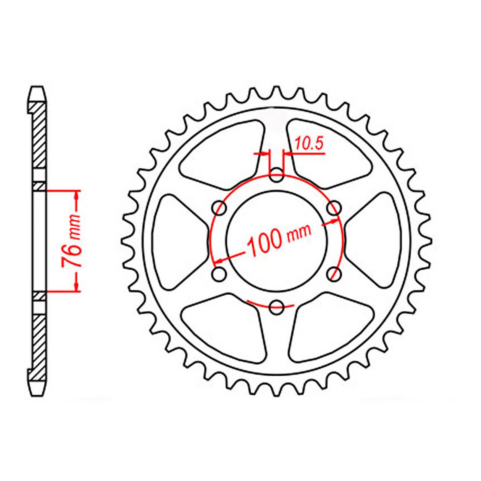 Sprocket Kit Suzuki RF900 (530conv) - 530XRE 15/43