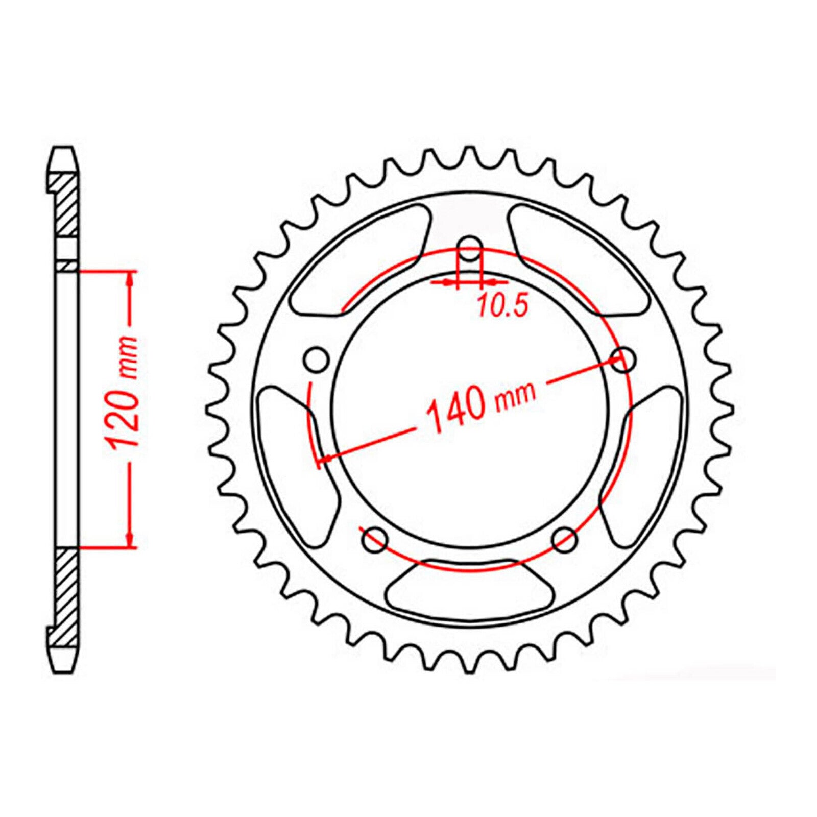 Sprocket Kit Suzuki GSF1250/S Bandit '07-'11 (recom) - 530ZXW 18/43