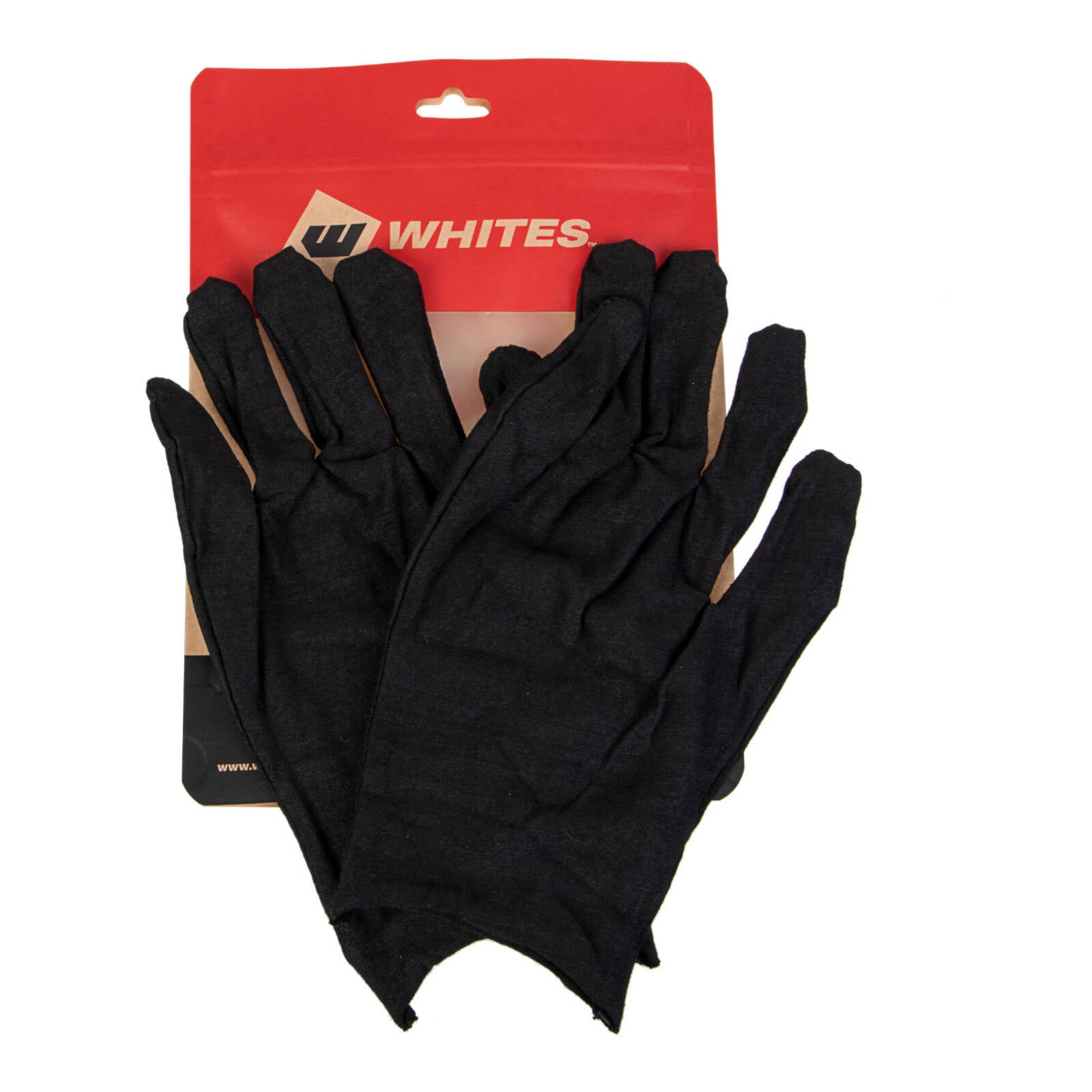WHITES INNER GLOVES 20G HEAVY - BLK - XL
