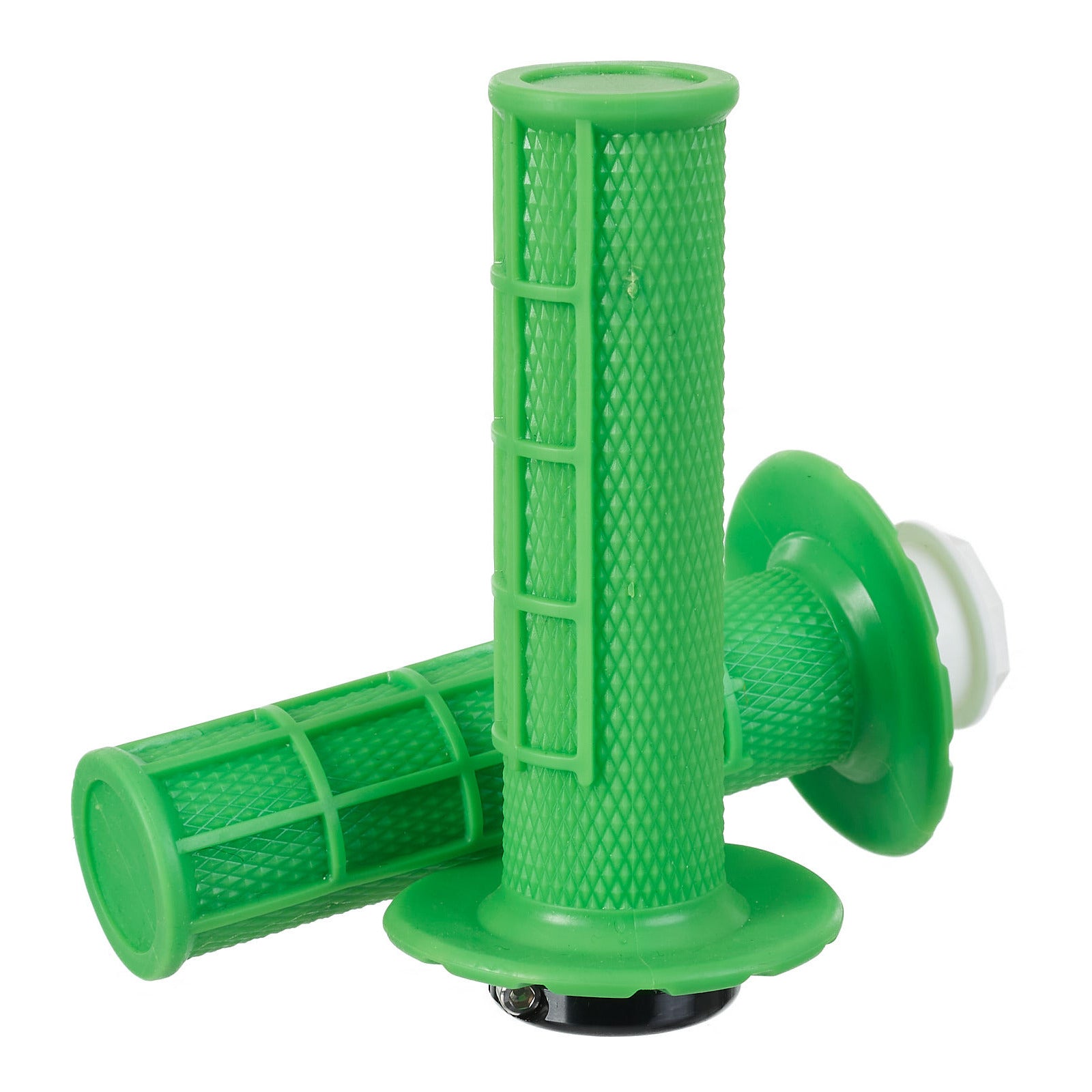 Whites Lock On Grips - Half Waffle - Green (with 6 Cams)