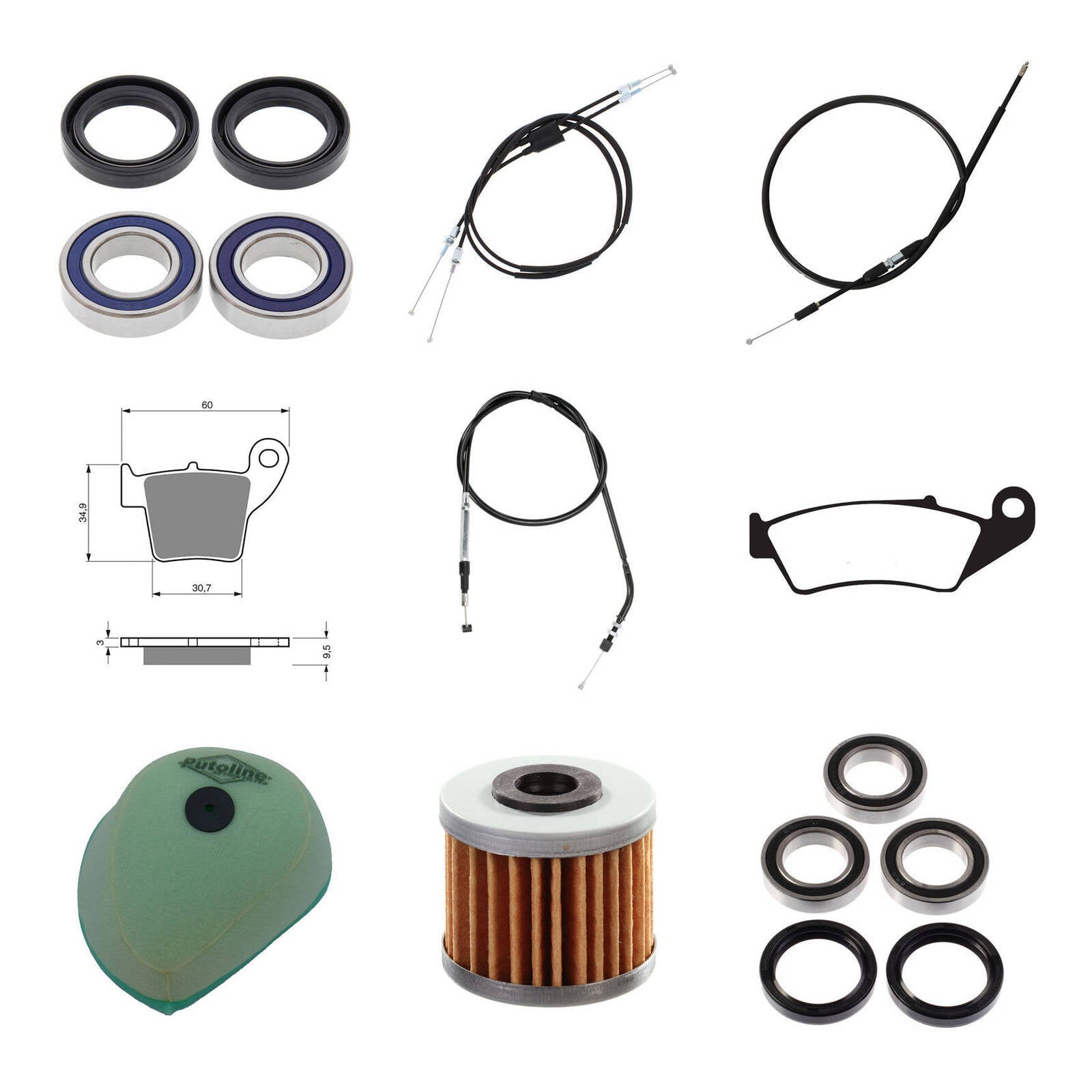 Offroad Refurb Kit - Honda CRF250R '07