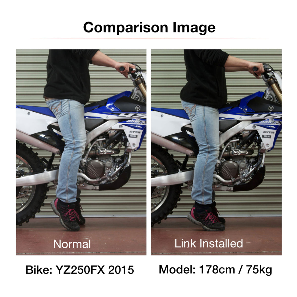 Zeta RSL-LowDown -30mm CRF250L '21- Red