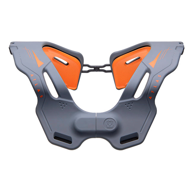 Front - ATLAS VISION ANTI-COMPRESSION COLLAR Grey Orange
