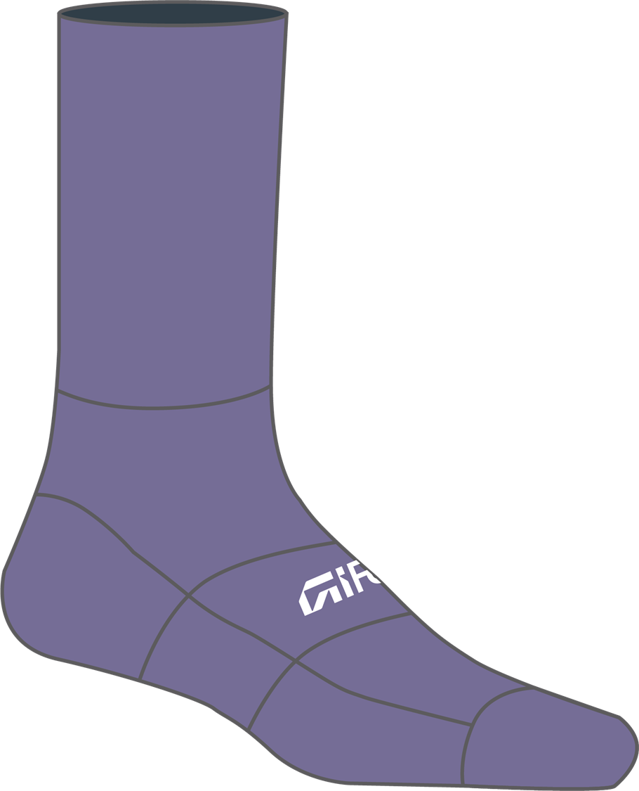 Giro Comp Racer High Rise 6" White