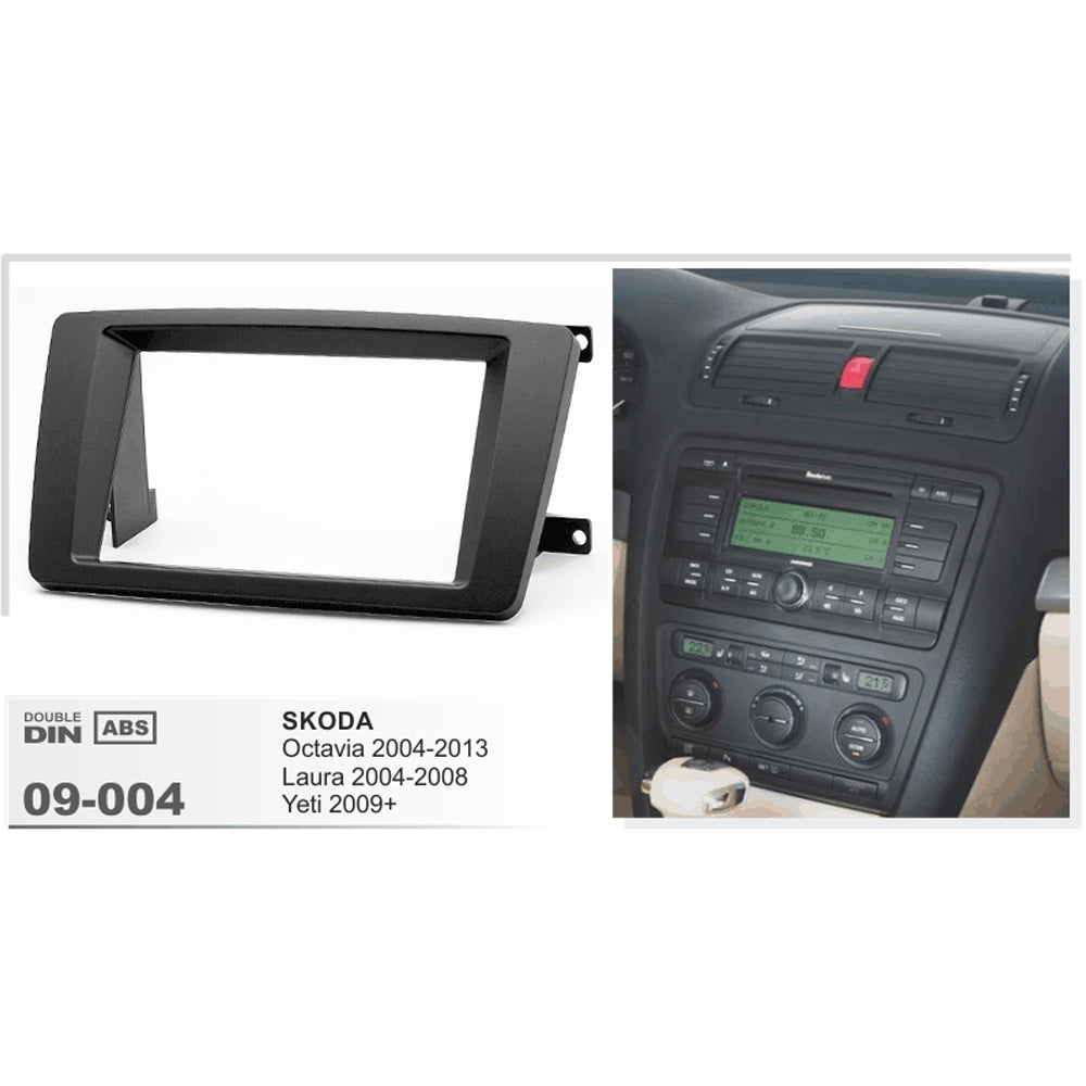 FITTING KIT SKODA OCTAVIA 2004 - 2013 DOUBLE DIN (BLACK)