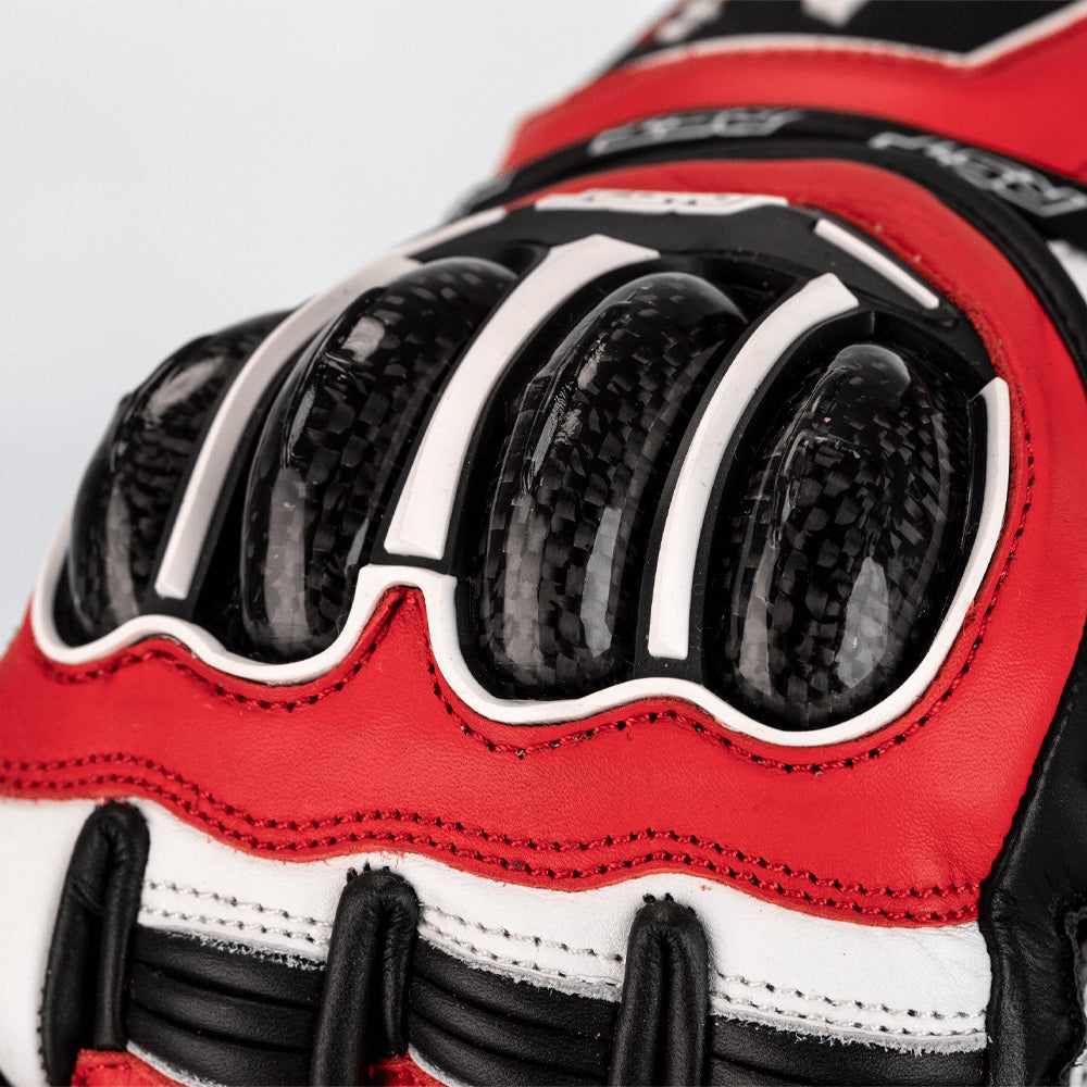 RST TRACTECH EVO 4 CE LEATHER GLOVE [RED] 6