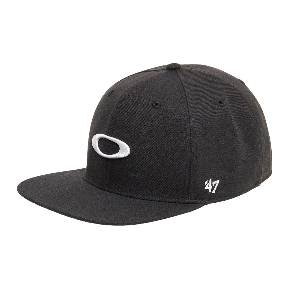Oakley 47 B1B Ellipse Hat Blackout/White - FOS90122209V
