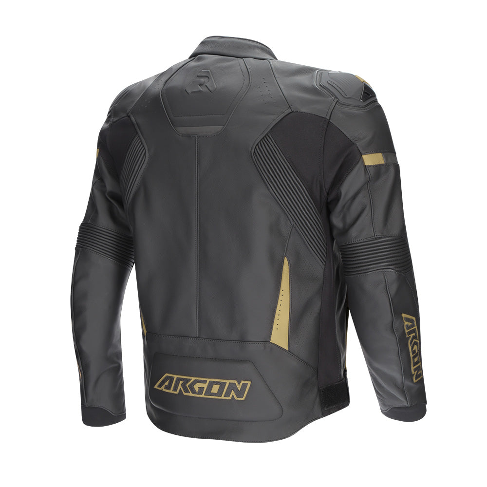 ARGON Descent II Leather Jacket - Black Gold