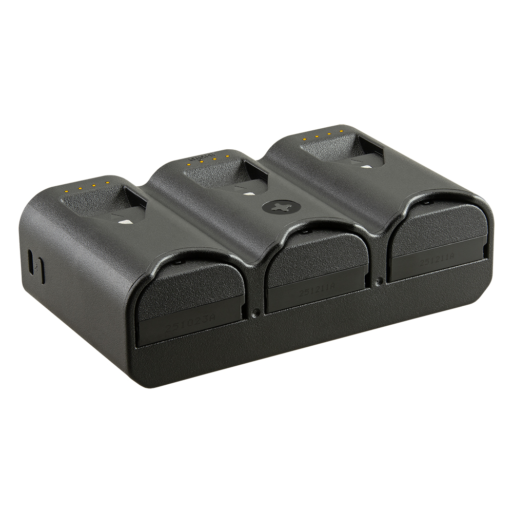 JUPIO TRI-CHARGE AIR3 CHARGER & POWERBANK FOR CANON LP-E6 SERIES