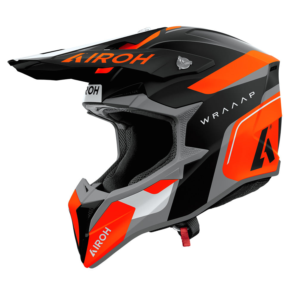 AIROH Wraaap - Conquer - Orange Matte