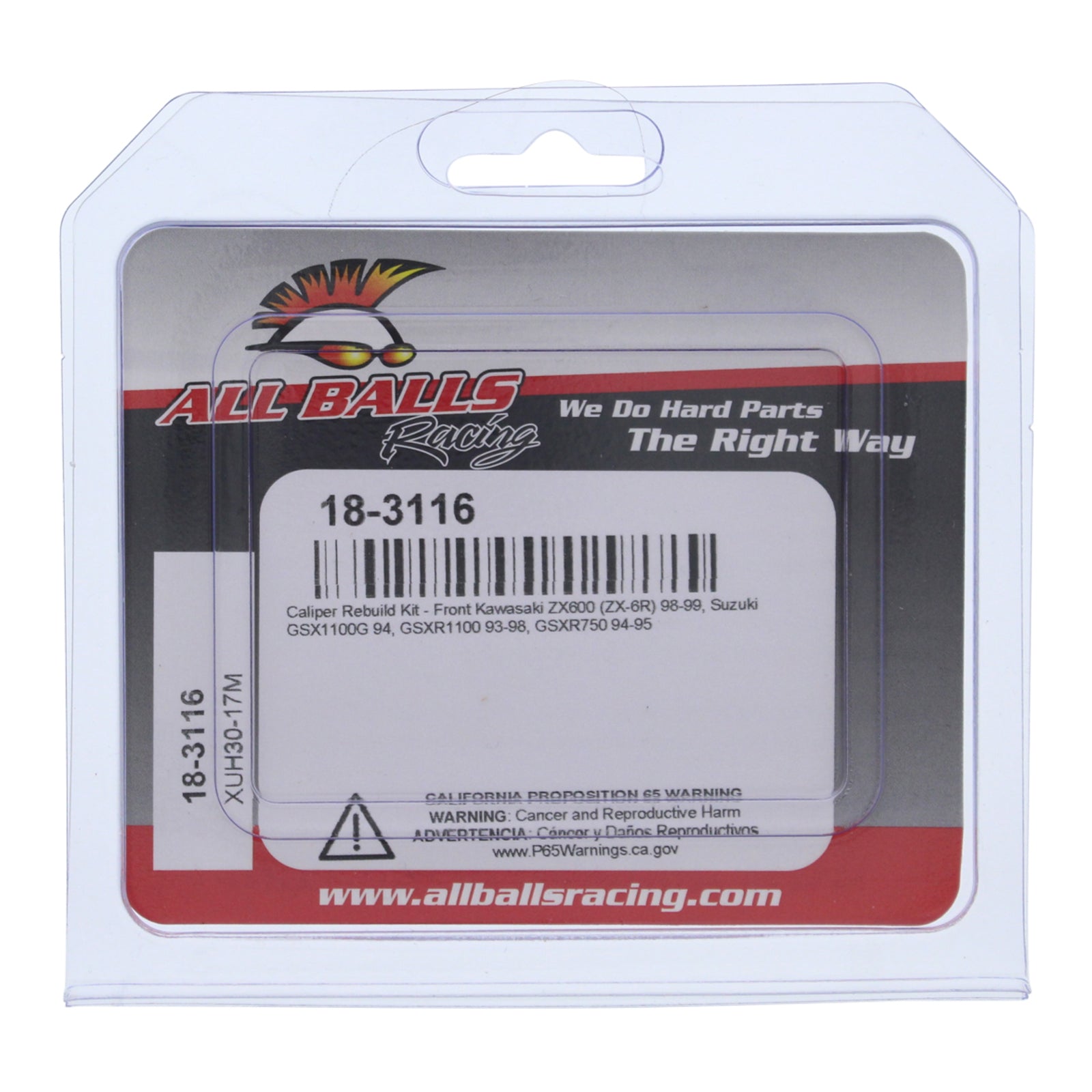 All Balls Racing Calliper Rebuild Kit (18-3116)