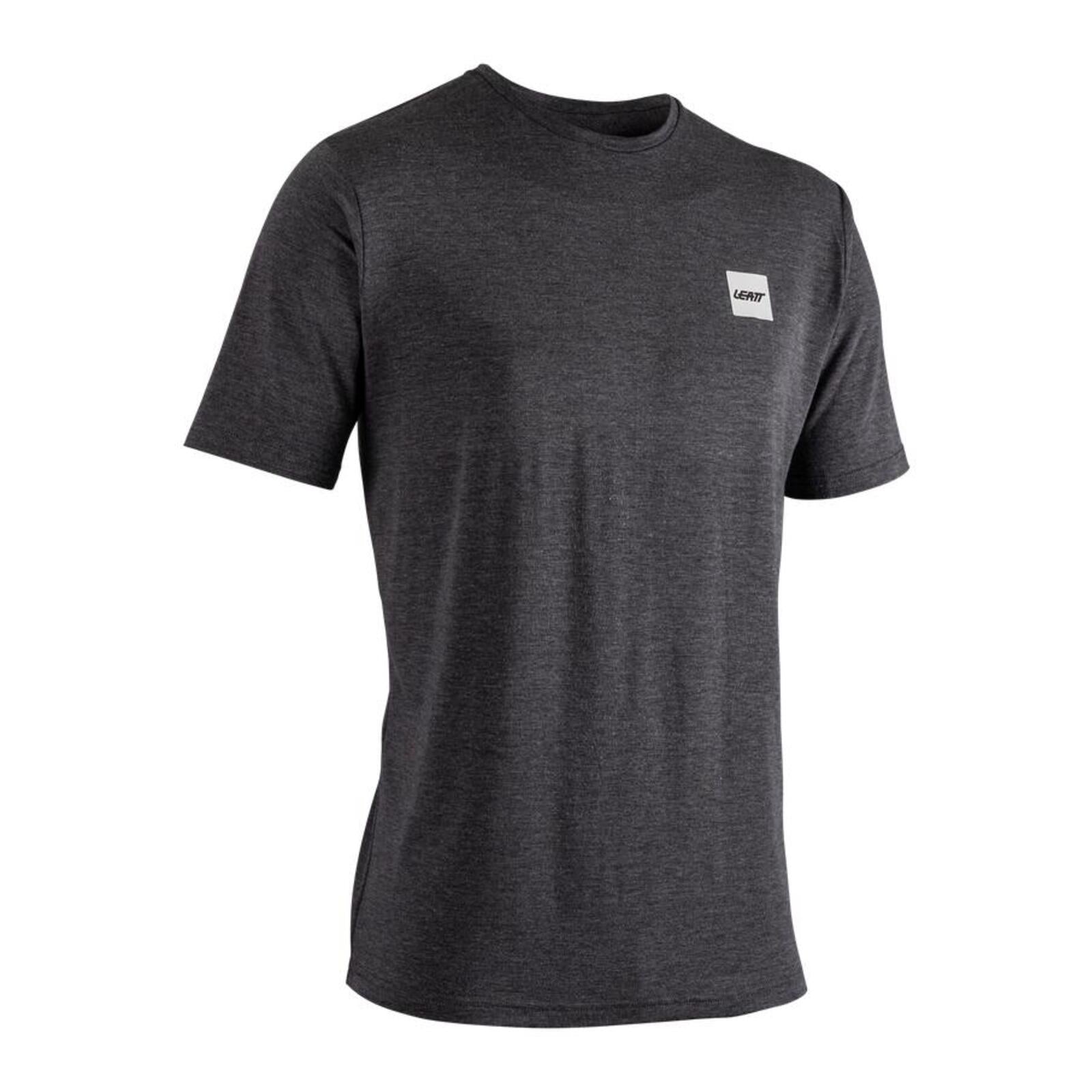 Leatt Tech T-Shirt - Ghost Black