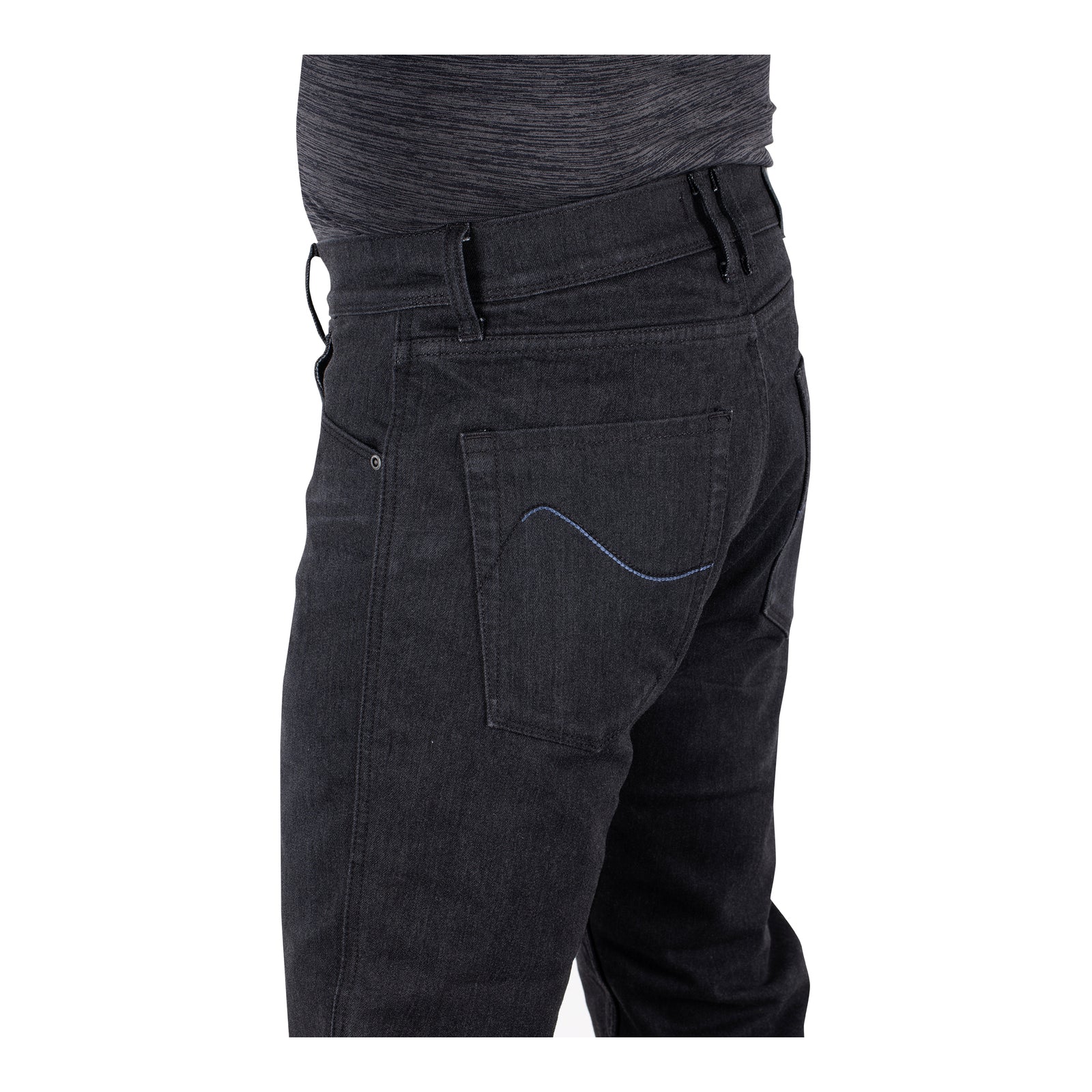 Oxford OA Marshal AAA Straight Men's Jeans - Black (Short)